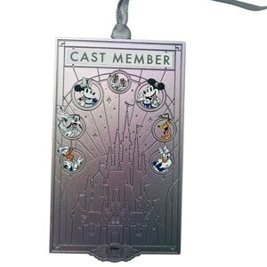 Disney 100 Cast Member Exclusive 100th Anniversary Metal Ornament